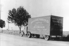 trailer converted into a furniture van by Jim Hansen