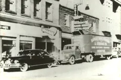 front of the Hansen Bros. office at 4211 University Way.
