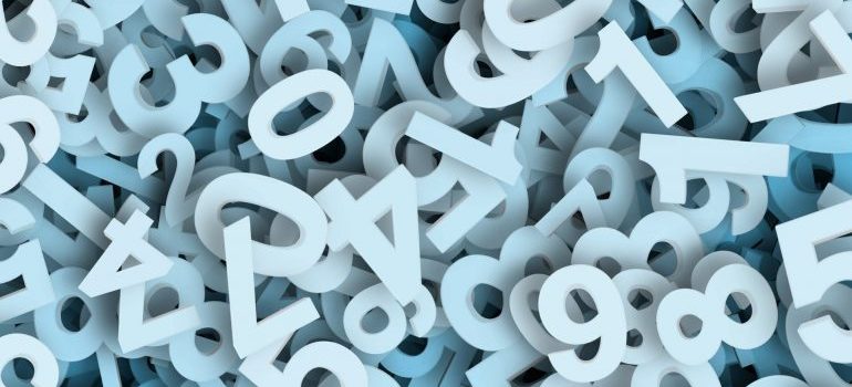Picture of numbers