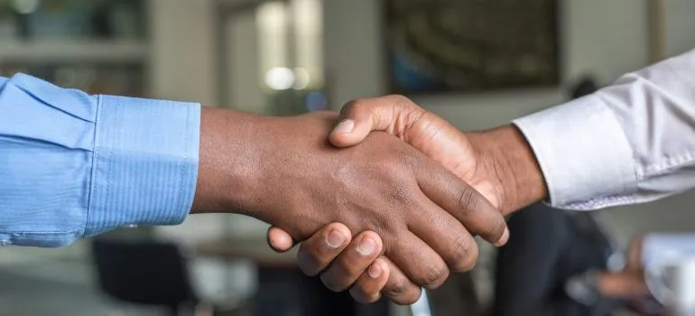 a handshake