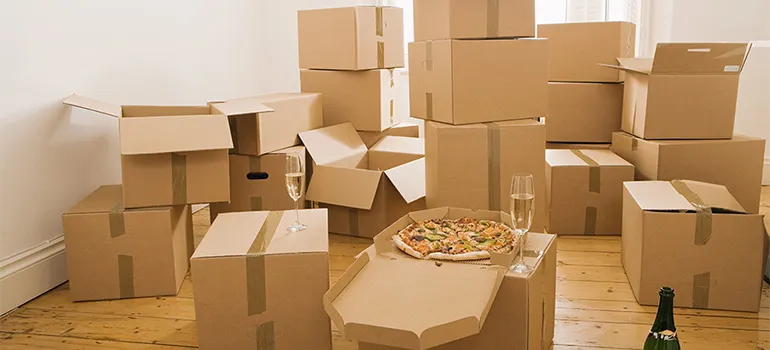 Moving boxes delivered by Eastside Seattle movers