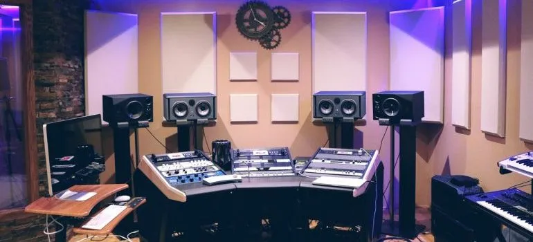 Music studio equipment