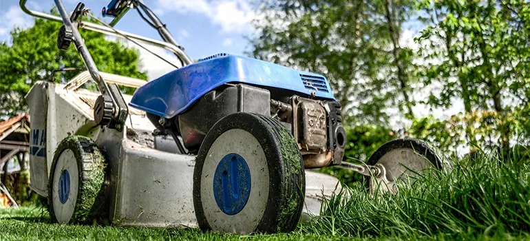 A lawnmover