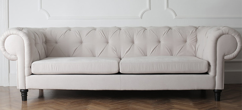 A white couch