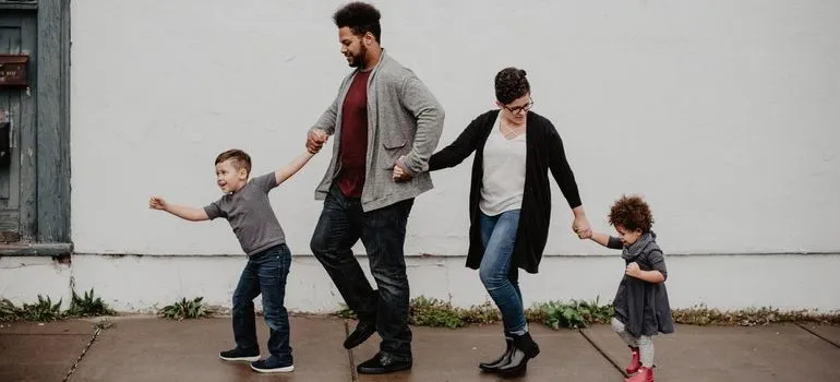 Family after moving to Redmond WA.