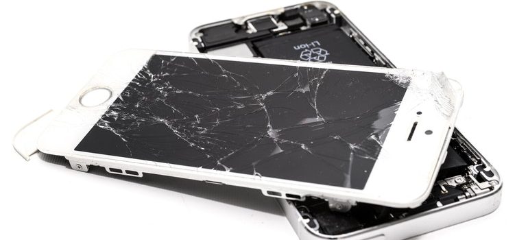 Broken iPhones.