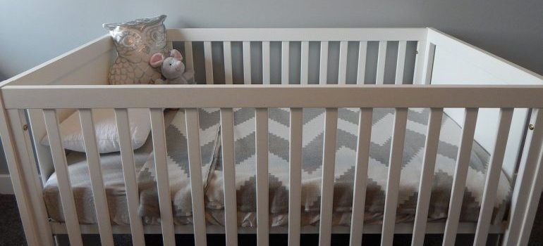 A crib to adjust when you baby-proof your new home.