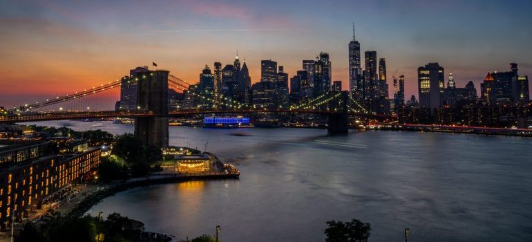 NYC at dusk