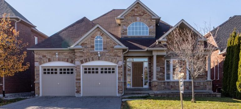 a large house