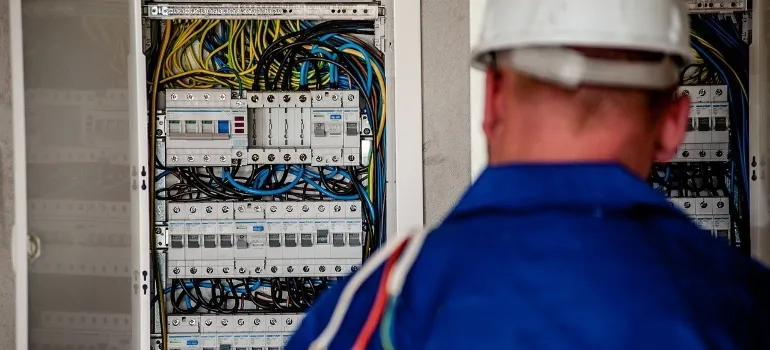 An electrician 