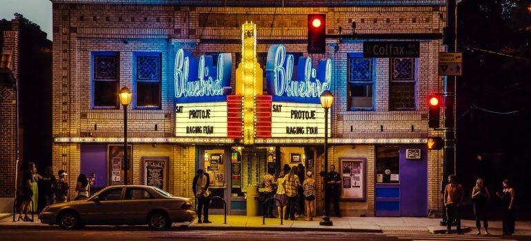 moving from Seattle ton Denver will give you the chance to enjoy the Bluebird theatre in Denver