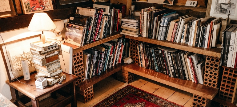 pile of books