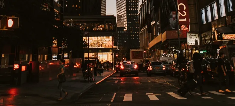 big city's street