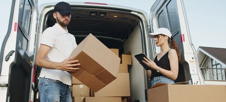 a couple of movers