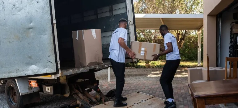 a group of moving and shipping experts