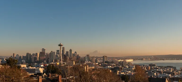 Aerial view of Seattle