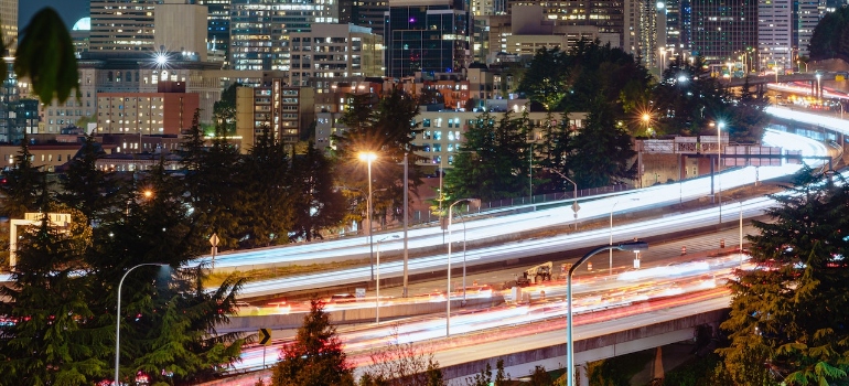 A road In Seattle symbolizing a path to various lifestyles of the Seattle metro