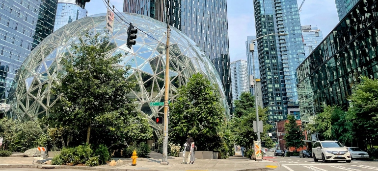 A modern Seattle building